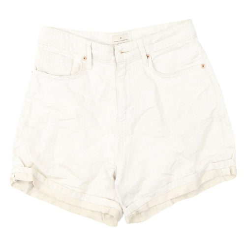 French Connection Ivory Mom Shorts - Size 8
