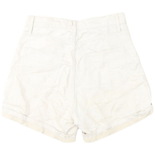 French Connection Ivory Mom Shorts - Size 8