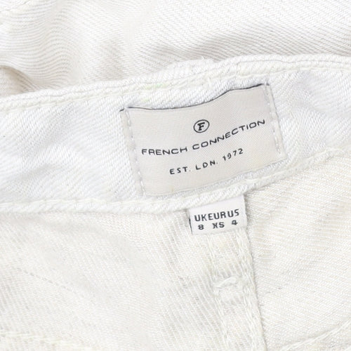 French Connection Ivory Mom Shorts - Size 8