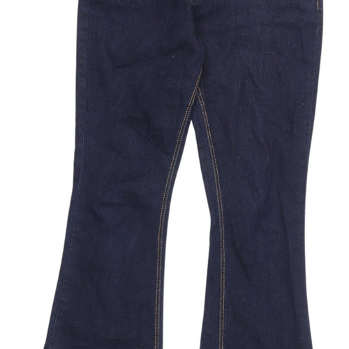 Dorothy Perkins Women's Blue Flared Jeans Size 10