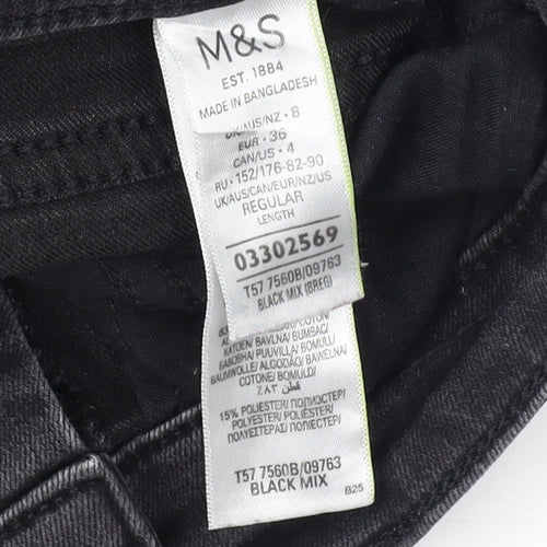Marks and Spencer Women's Black Skinny Jeans Size 4