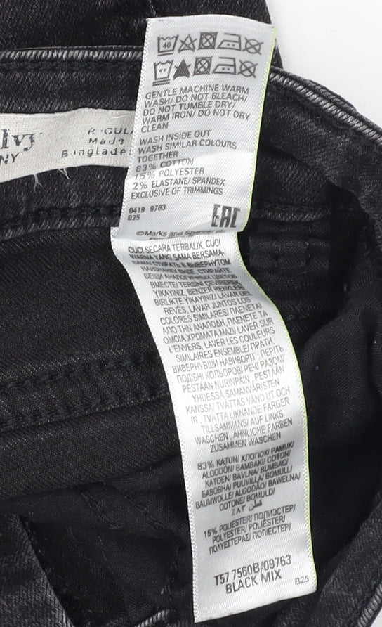 Marks and Spencer Women's Black Skinny Jeans Size 4