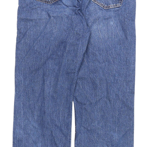 Primark Women's Blue Wide-Leg Jeans, Size 12