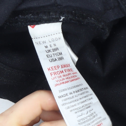 New Look Men's Black Skinny Jeans Size 28