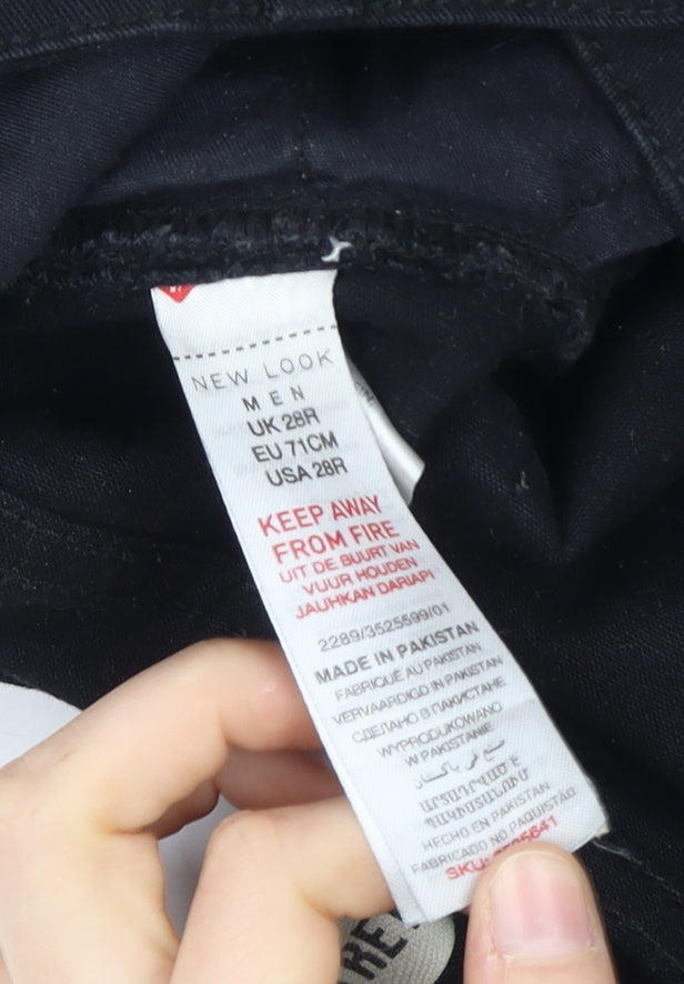 New Look Men's Black Skinny Jeans Size 28