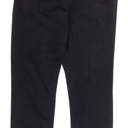 Dorothy Perkins Black Slim Straight Jeans Women's 14S