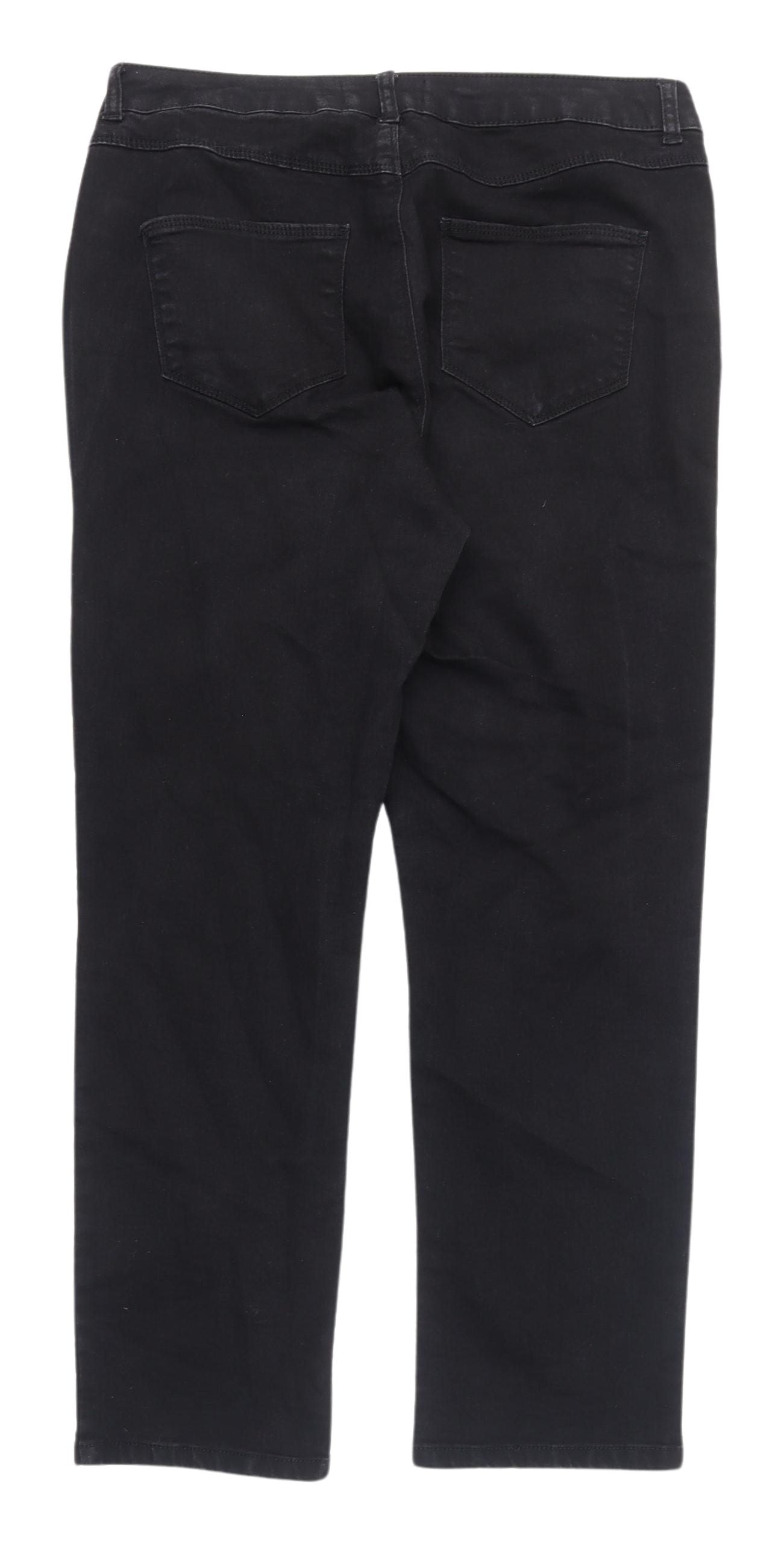 Dorothy Perkins Black Slim Straight Jeans Women's 14S