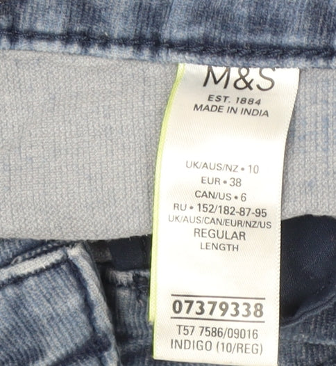 Marks and Spencer Blue Jegging, Size 10, Stretch, Casual