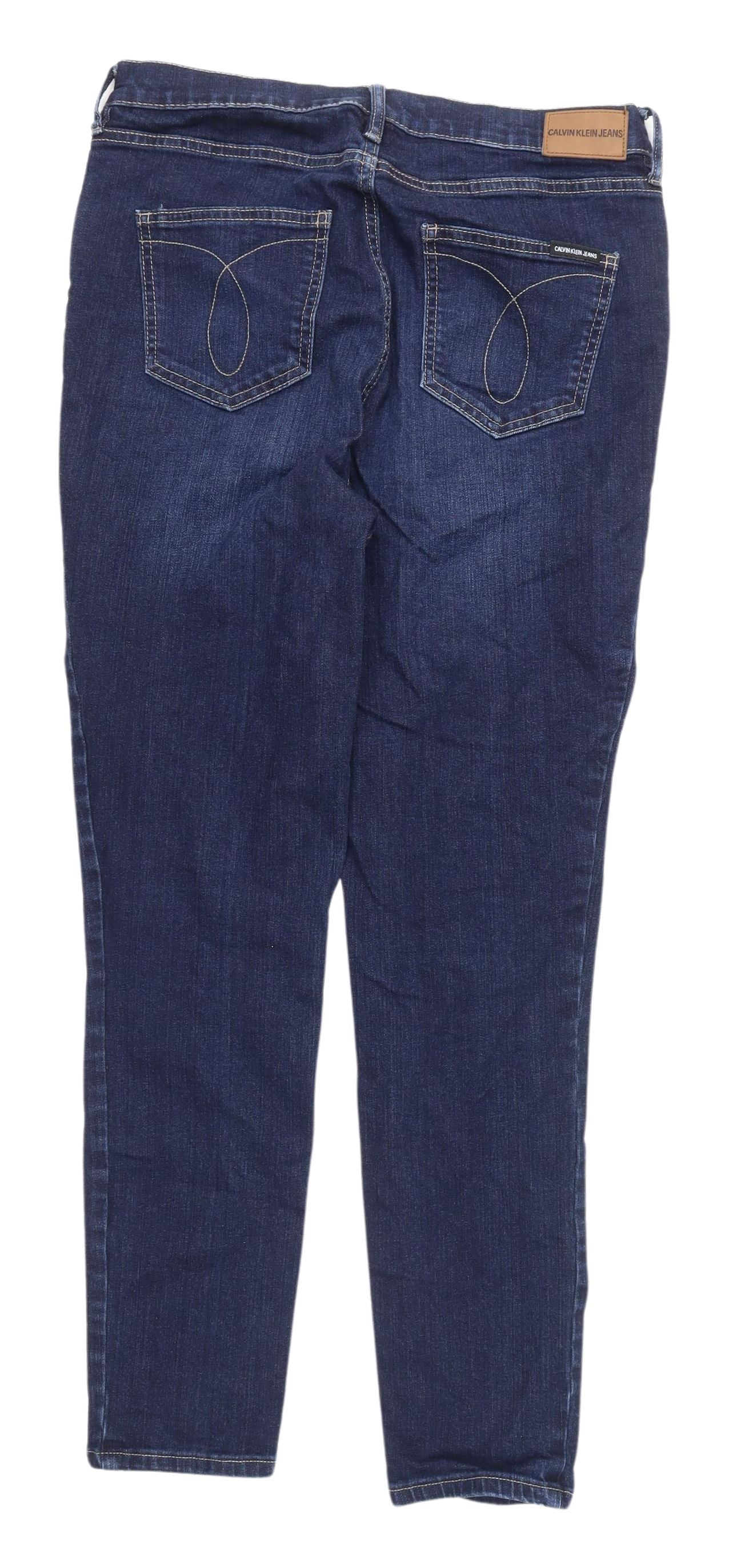 Calvin Klein Women's Blue Straight Leg Jeans