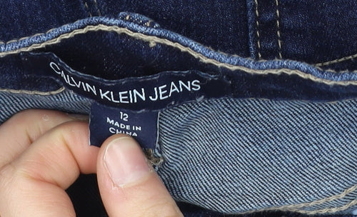 Calvin Klein Women's Blue Straight Leg Jeans