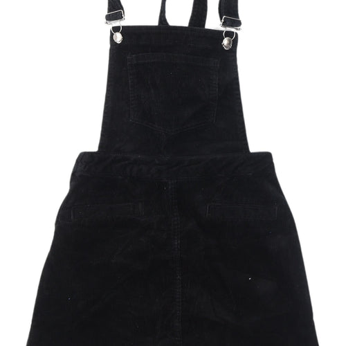 Divided Women's Black Corduroy Pinafore Dress