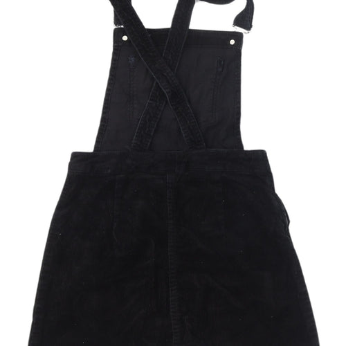 Divided Women's Black Corduroy Pinafore Dress