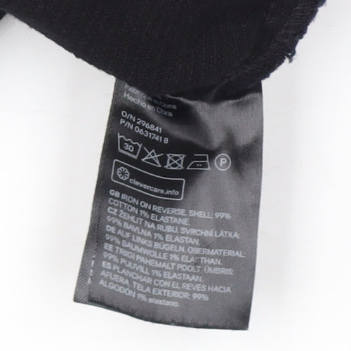 Divided Women's Black Corduroy Pinafore Dress