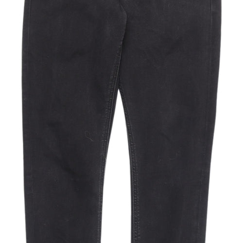 ASOS Men's Black Skinny Jeans, Size 30 Regular Fit