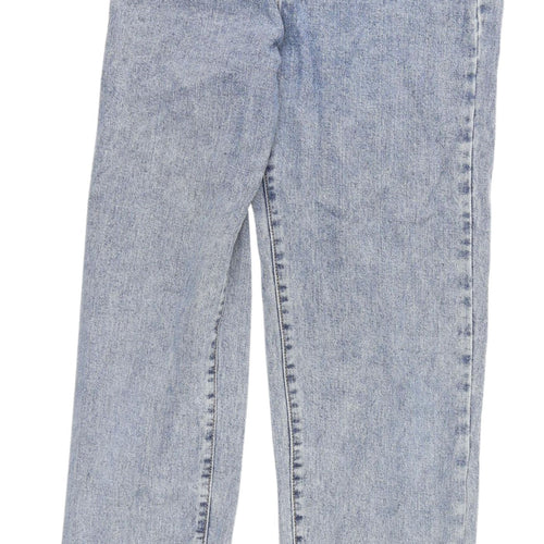 PrettyLittleThing Women's Blue Straight Jeans Size 10