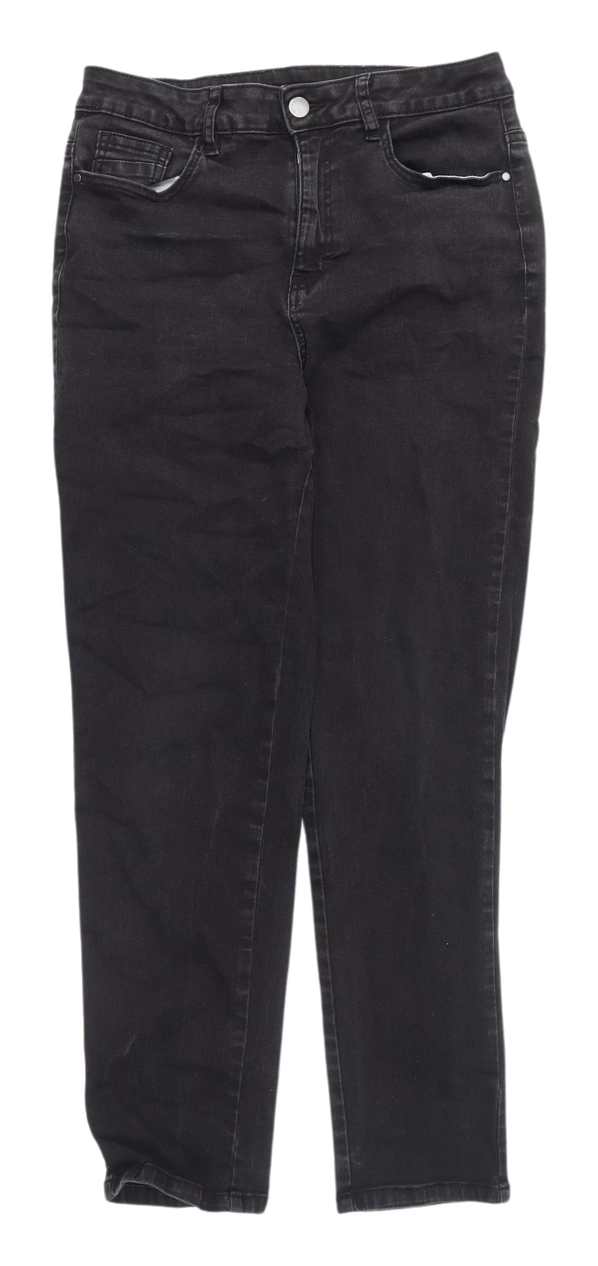 TU Women Black Slim Straight Jeans 12