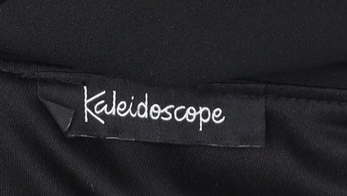 Kaleidoscope Black Off-Shoulder Blouse, Size 10