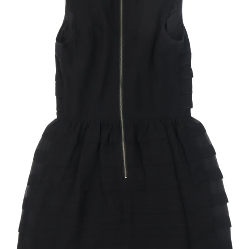 Next Petite Black Sleeveless Bodycon Dress Size 10
