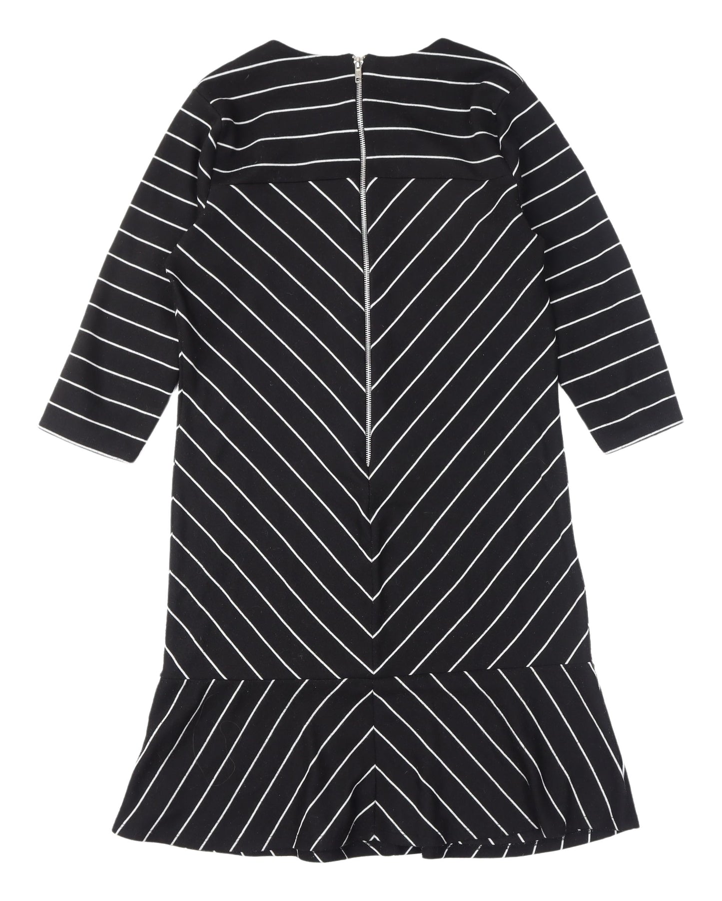 Therapy Black Striped Shift Dress Women Size 10