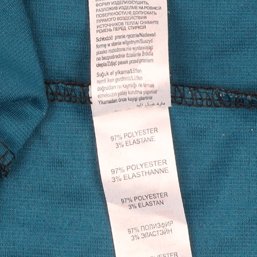 Apricot Women's Blue Floral Skater Dress Size 14