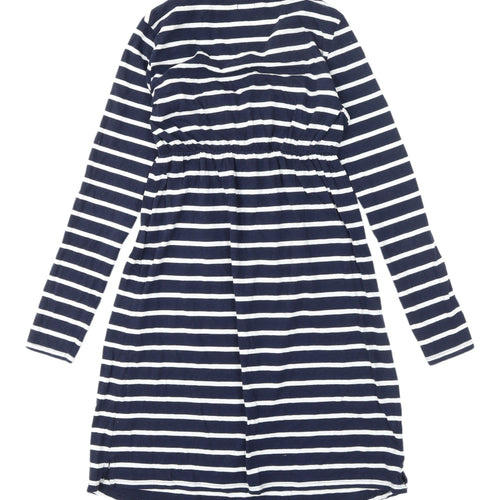 La Redoute Women’s Blue Striped Wrap Dress, Size 6