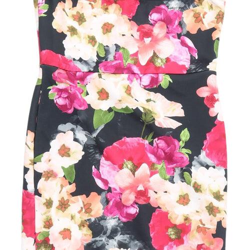 Missi London Floral Bodycon Dress UK 12
