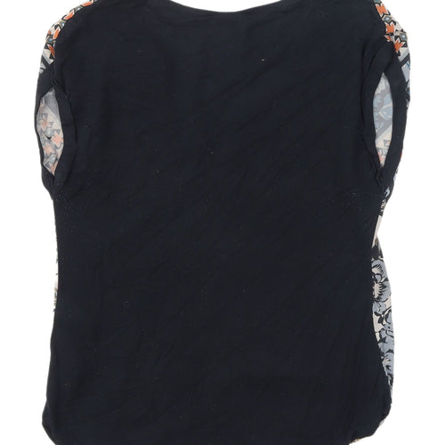 Warehouse Women's Multicoloured Floral V-Neck Blouse