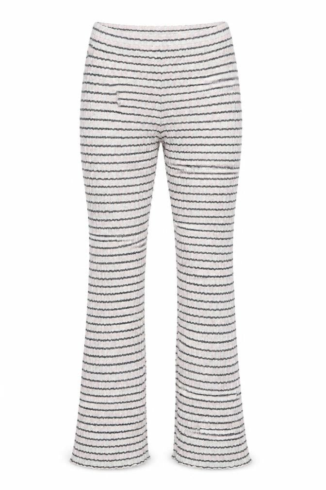 Front view of Zara Women's Multicoloured Striped Trousers M