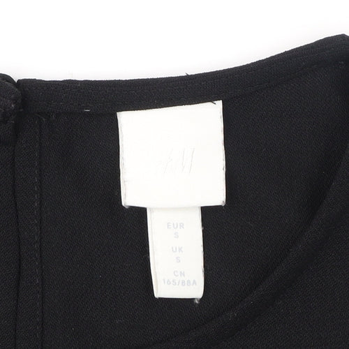 H&M Women's Black Long Sleeve Dress Size S