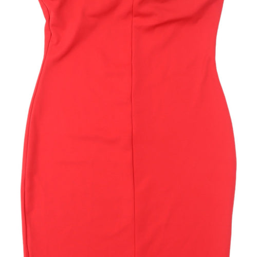Quiz Women's Red Bodycon Dress Size 12