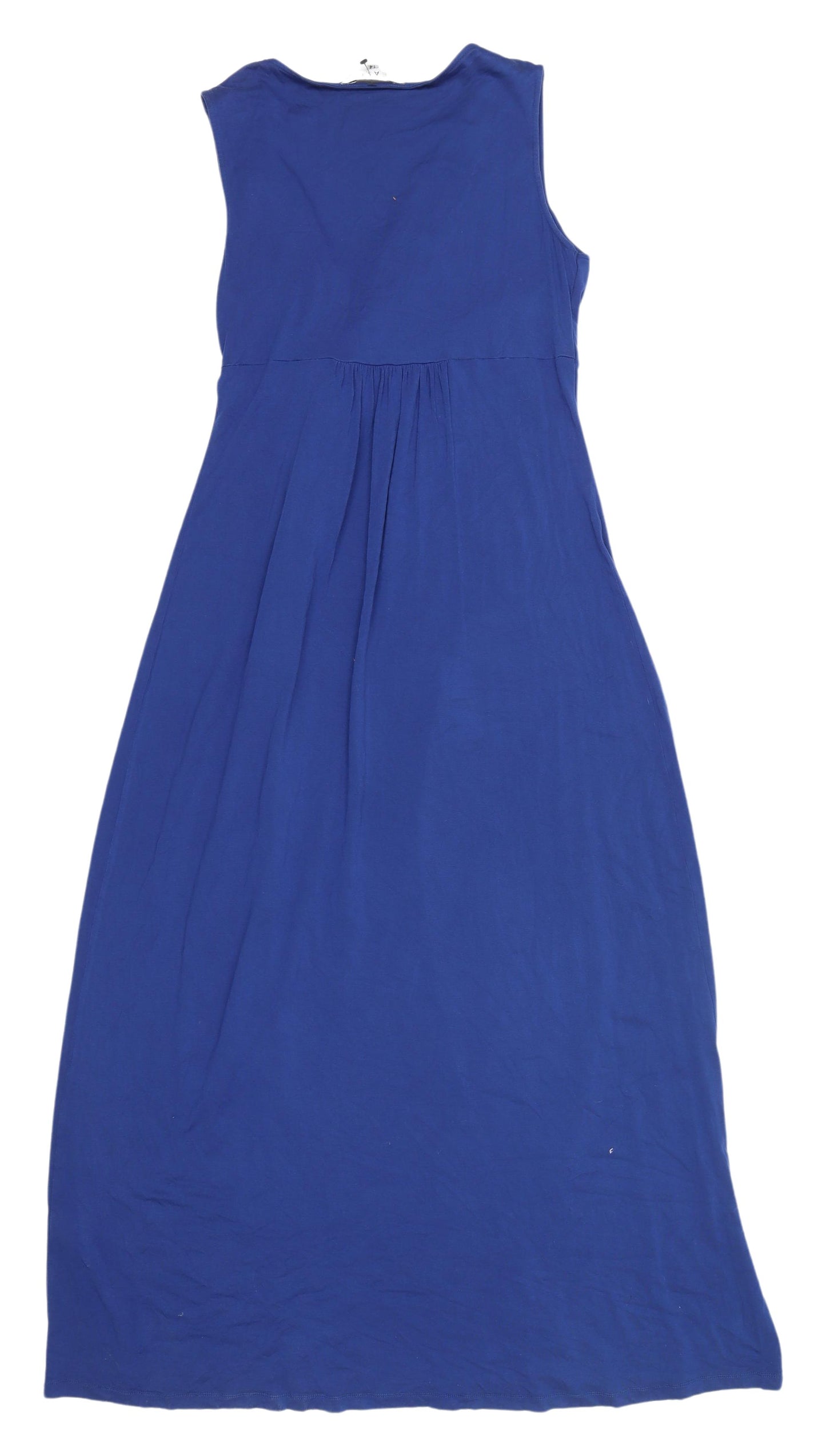 East Women's Blue Midi Wrap Dress Size 14