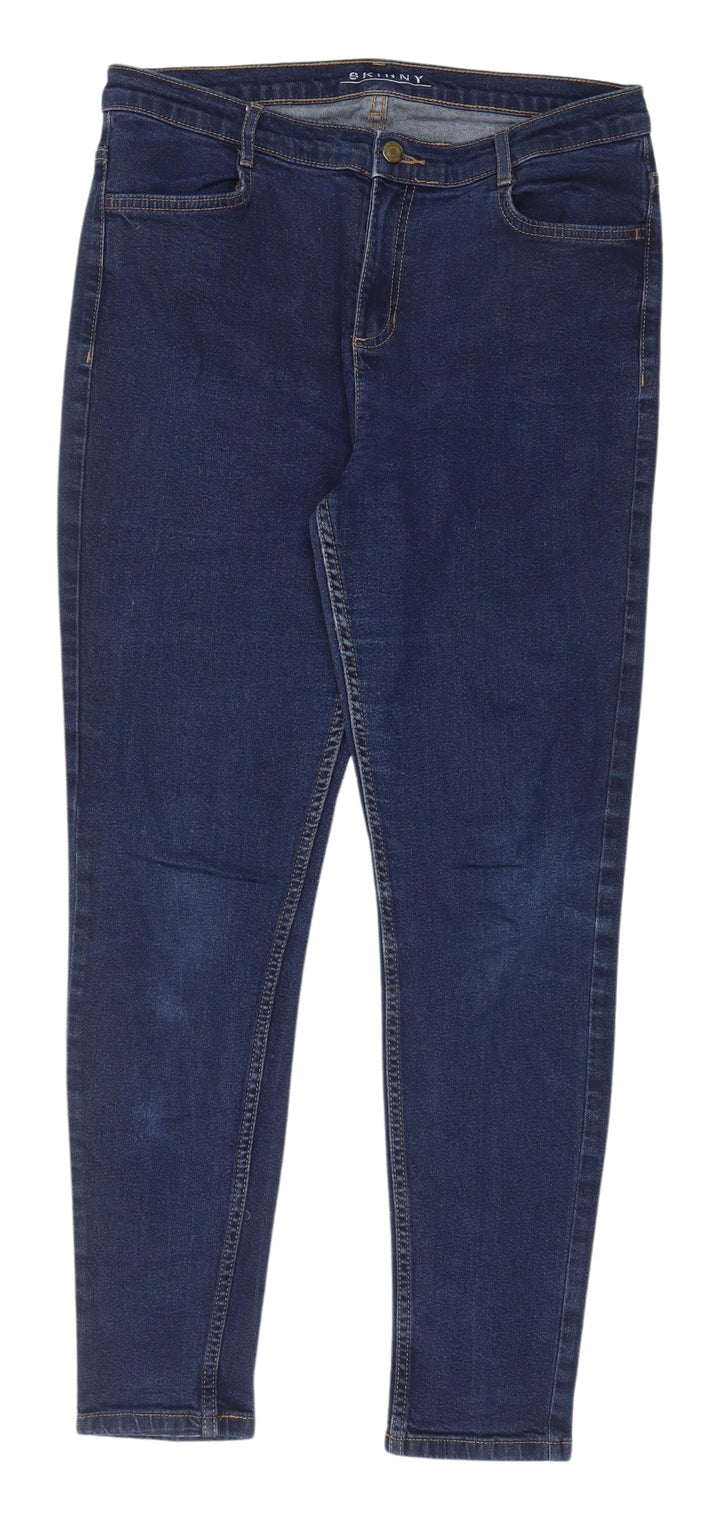 Marks & Spencer Women's Blue Skinny Jeans Size 14