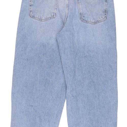 Marks and Spencer Women's Light Blue Mom Jeans Size 10