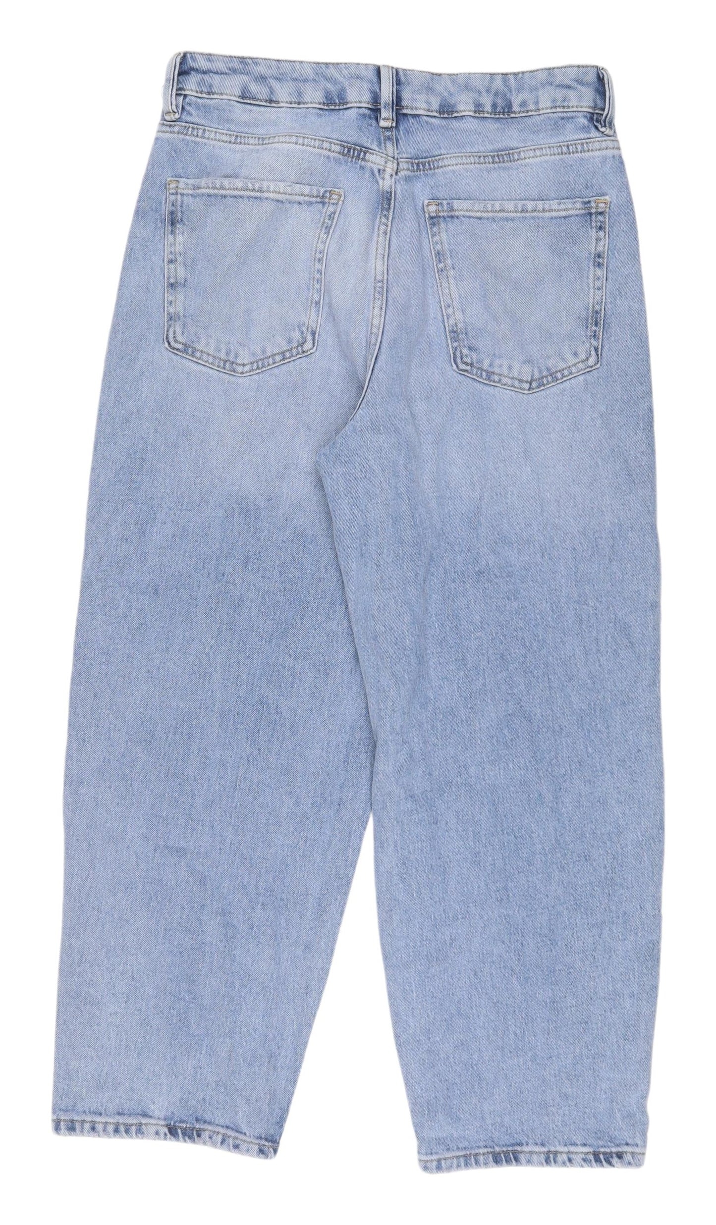 Marks and Spencer Women's Light Blue Mom Jeans Size 10
