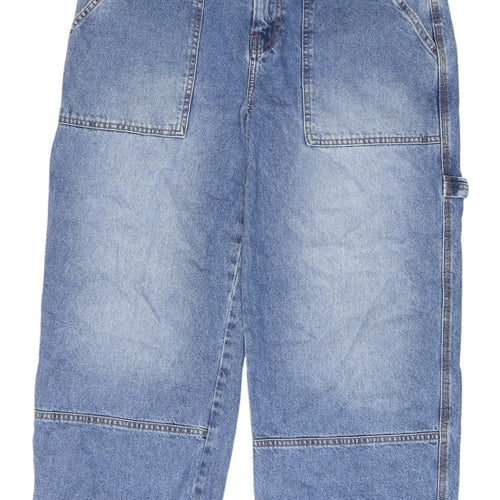 ASOS Blue Denim Cargo Jeans - Relaxed Fit, Size 30