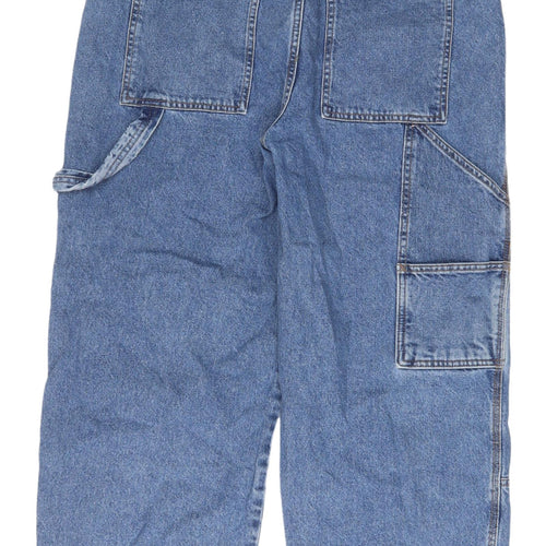 ASOS Blue Denim Cargo Jeans - Relaxed Fit, Size 30