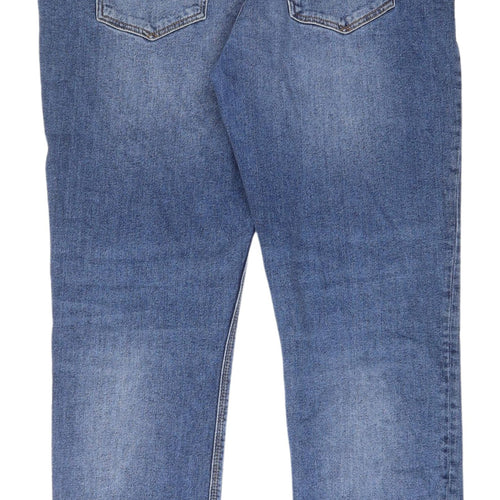 River Island Men's Blue Straight Jeans Size 36