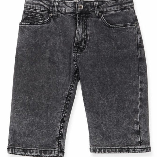 Topman Men's Black Chino Shorts M Denim Casual
