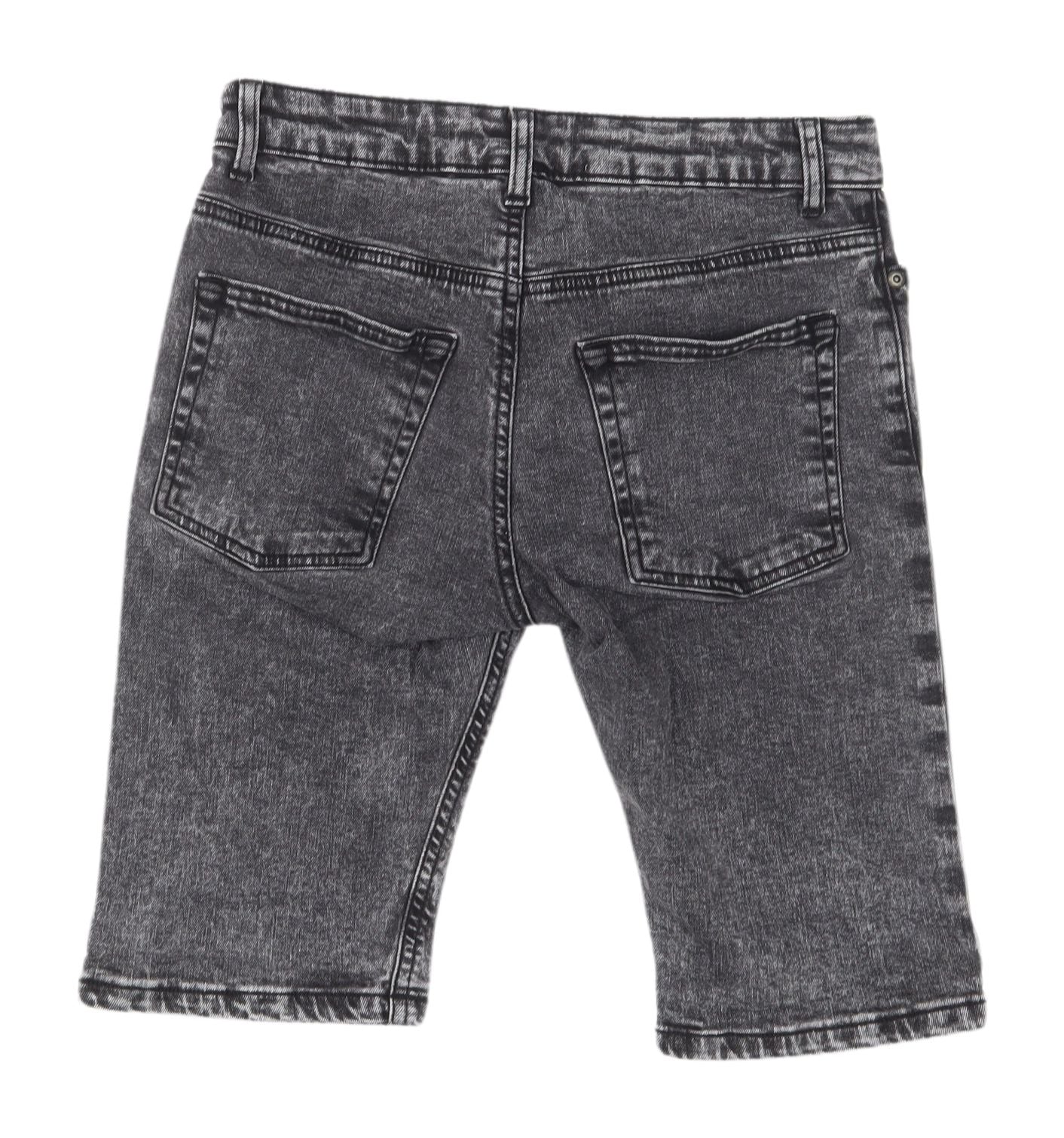 Topman Men's Black Chino Shorts M Denim Casual