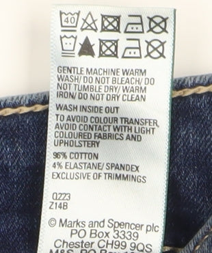 Marks and Spencer Women's Flared Blue Jeans Size 10