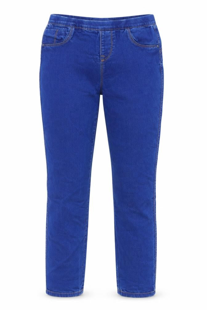 Front view of Denim Co. Women's Blue Slim Fit Jeans, size 12