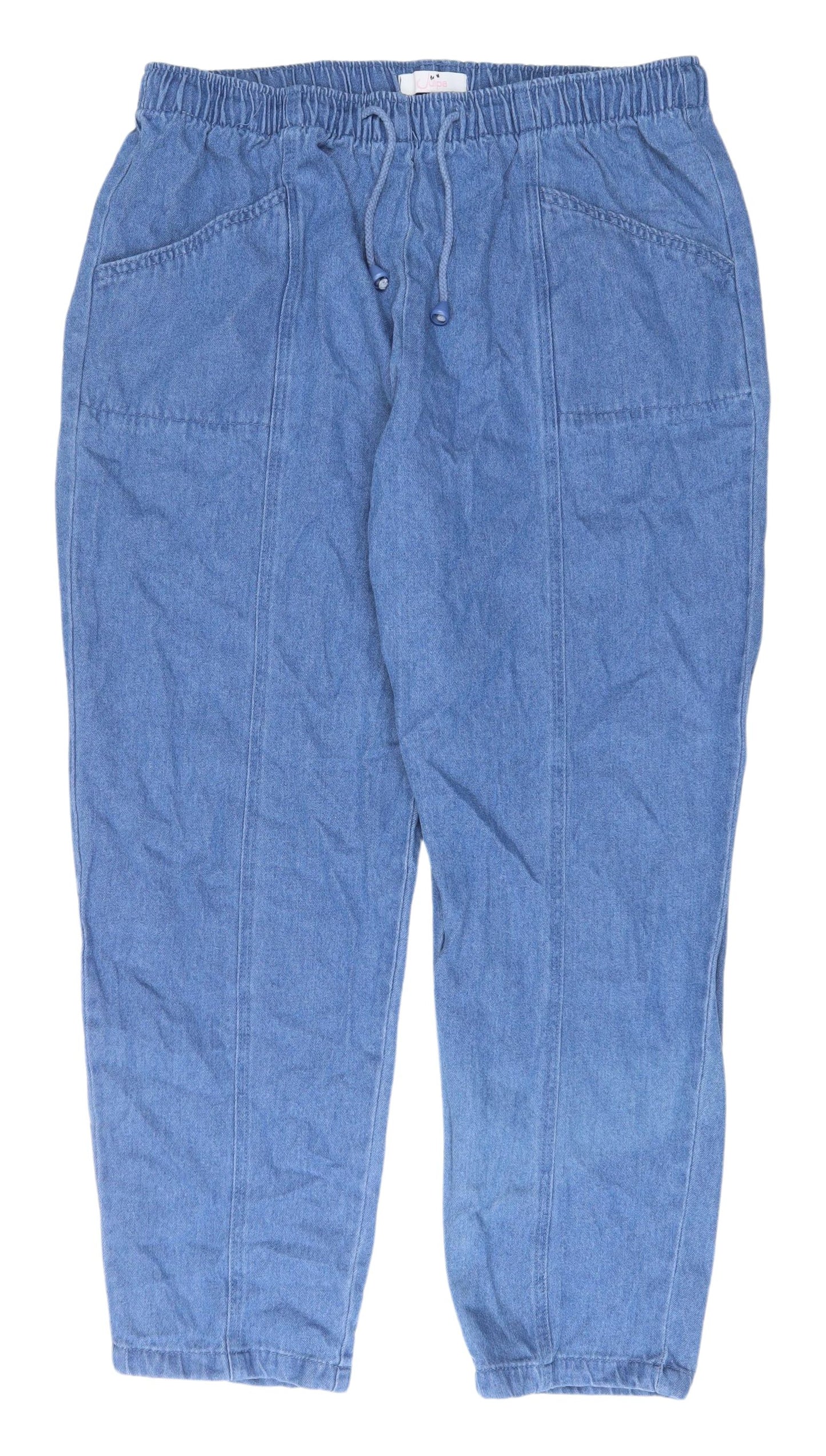 Julipa Women's Blue Relaxed Straight Jeans 20