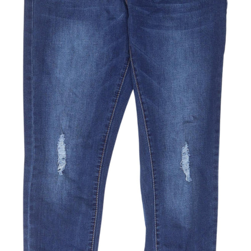 Lottie Women's Blue Straight Jeans Size 14