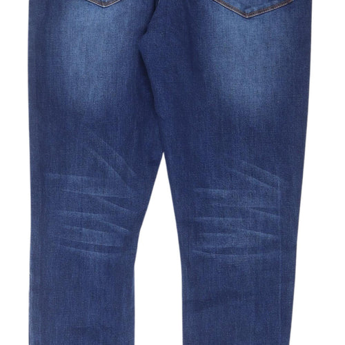 Lottie Women's Blue Straight Jeans Size 14
