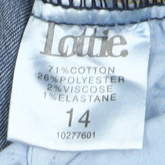 Lottie Women's Blue Straight Jeans Size 14