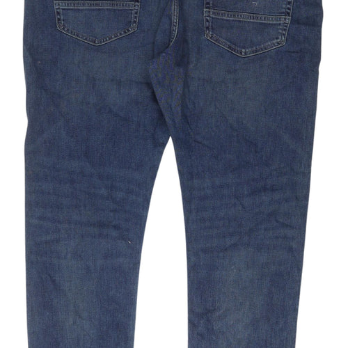 Marks and Spencer Men's Blue Slim Fit Jeans 42x31