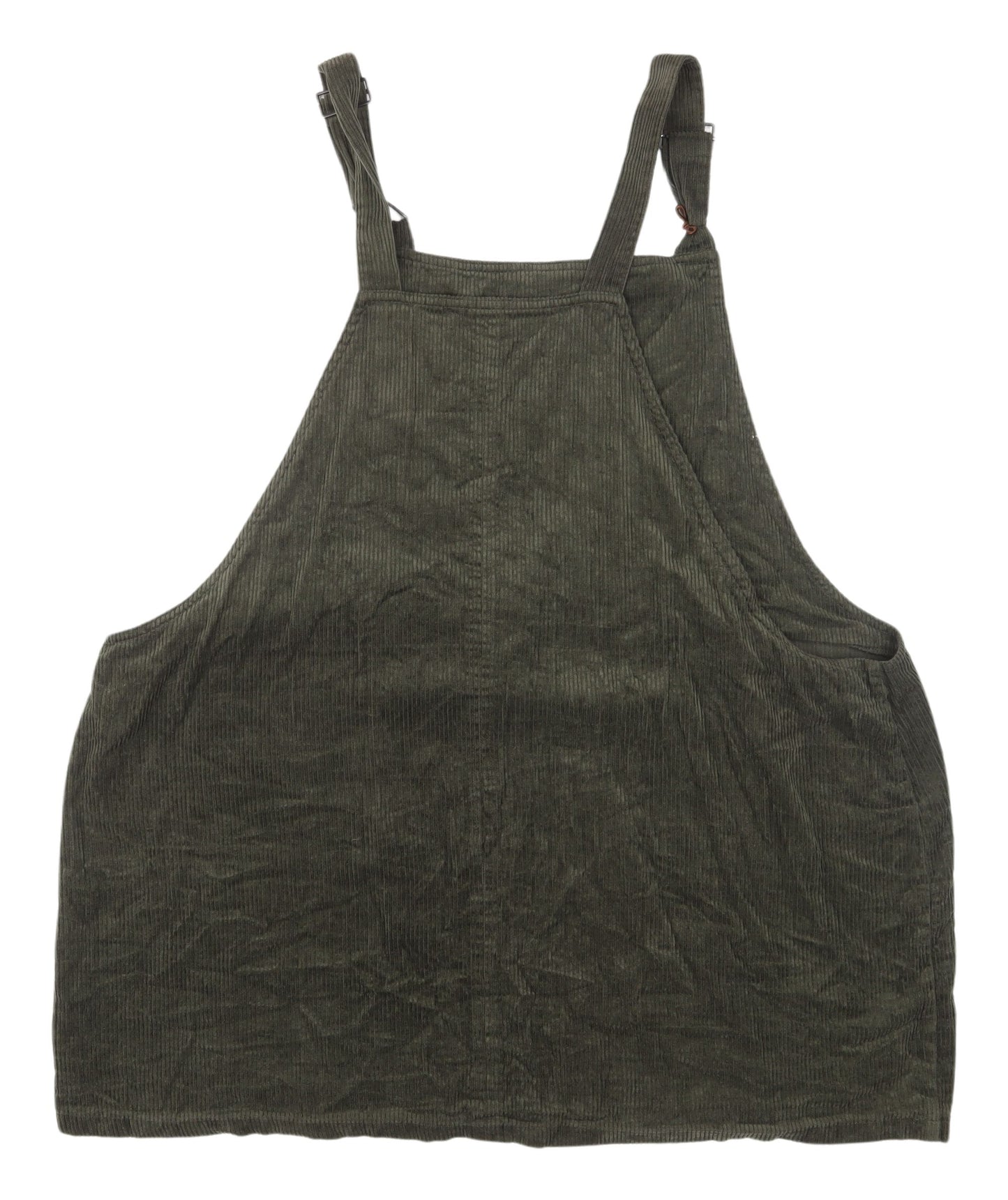 George Women's Khaki Pinafore Dress Size 24 - Casual Style