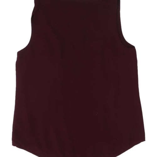 Oasis Women's Purple Sleeveless V-Neck Tank