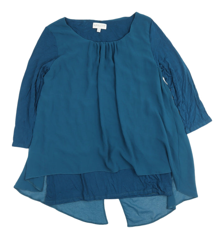 Apricot Women's Blue Tunic Blouse UK Size 10