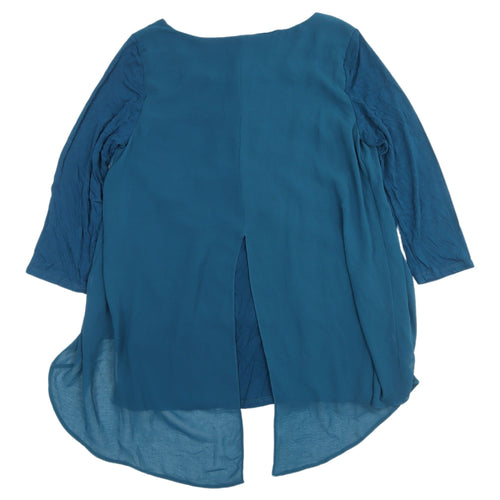 Apricot Women's Blue Tunic Blouse UK Size 10